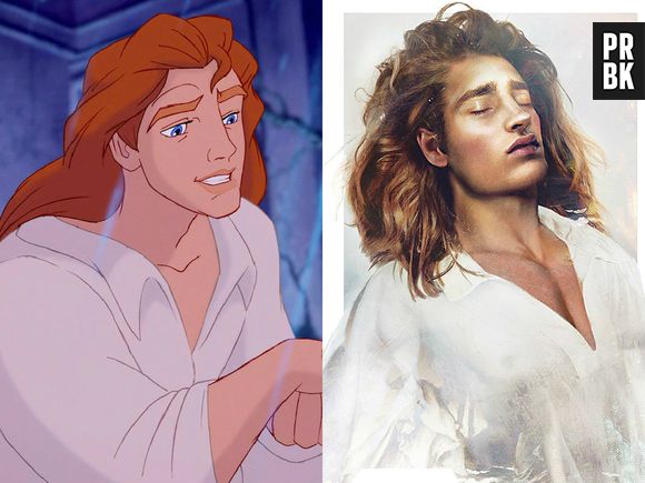 Jirka Väätäinen se já se inspirou nas princesas da Disney para fazer desenhos no mesmo estilo e agora fez dos príncipes, como o Adam, do filme "A Bela e A Fera"
