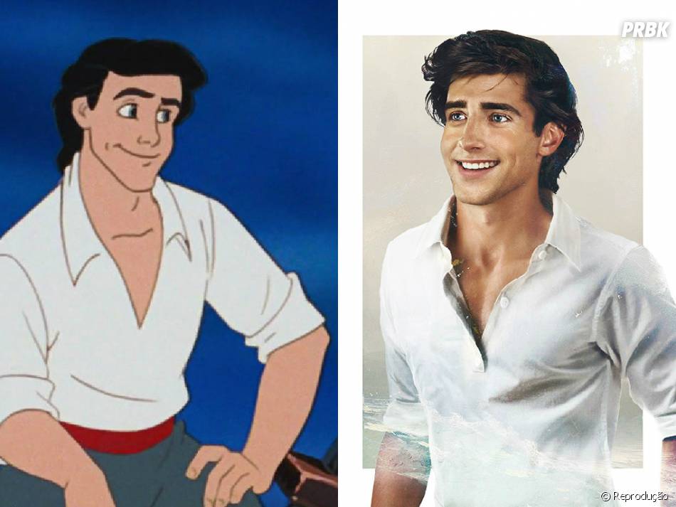 Sao Oito Imagens Dos Principes Como Se Fossem Pessoas Reais Entre Elas A Do Principe Eric Do Filme A Pequena Seria Purebreak