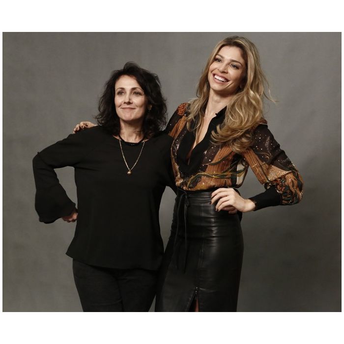  Grazi Massafera e a atriz Ana Barroso, que interpreta sua m&amp;atilde;e em &quot;Verdades Secretas&quot; 