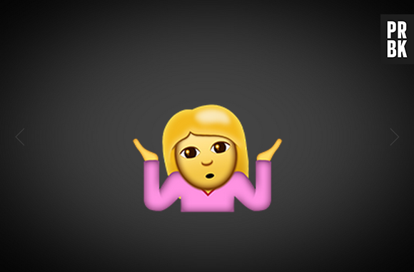 Esse emoji você pode usar para dizer: "Eu não sei"