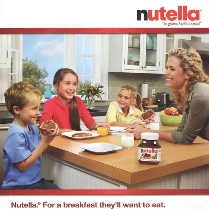 Uma vez a fábrica de Nutella resolveu dizer que o produto era saudável. Isso rendeu uma multa de US$ 3 milhões!
