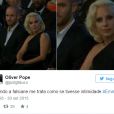 Nem durante a cerimônia do Emmy Awards 2015 Lady Gaga escapou de virar meme