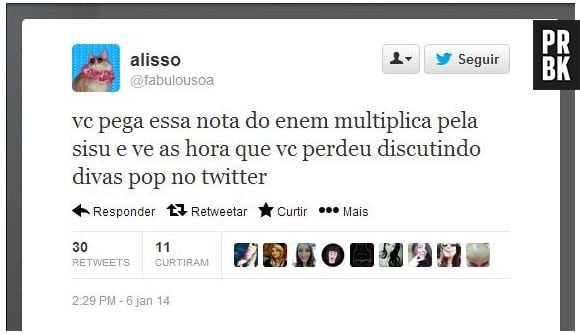 Se não tivesse ficado tanto tempo no Twitter, teria ido melhor no Enem 2013?