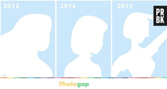 Aplicativo Photogap, permite que pessoas vejam sua transformação ao longo dos anos