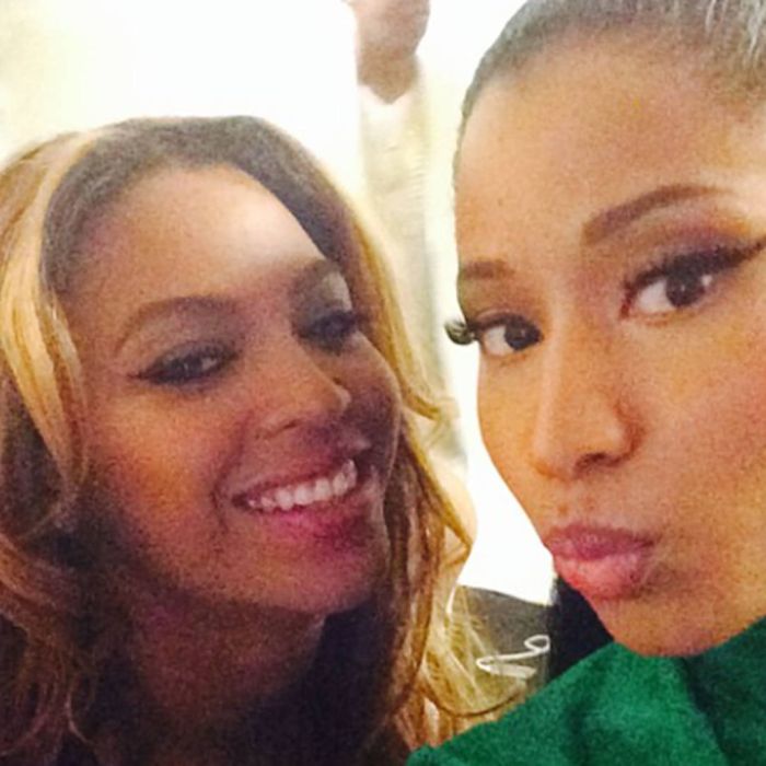 Beyoncé e Nicki Minaj em uma selfie super poderosa!