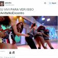 A galera queria muito ver Anitta colocando a Fátima Bernardes pra dançar funk!