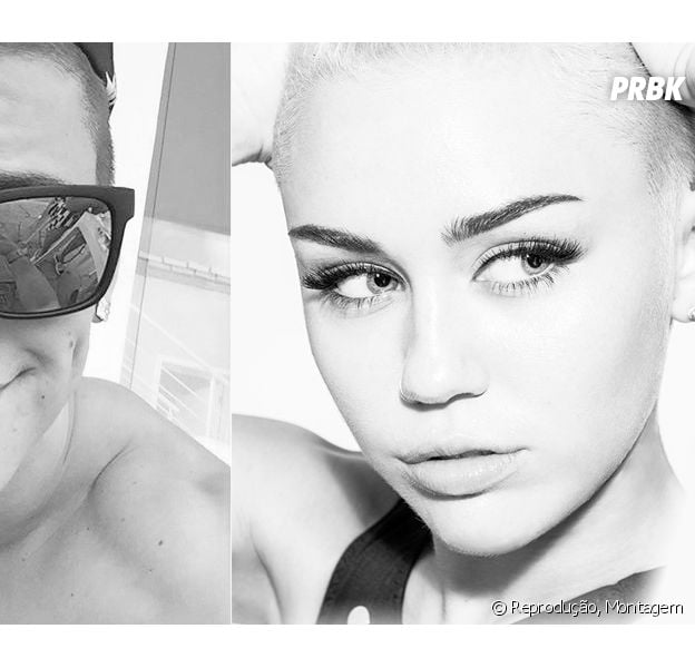 Cantor Biel e Miley Cyrus adoram piercing!