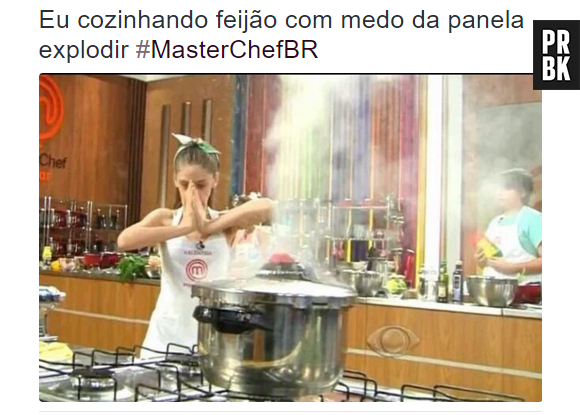 Memes do "MasterChef Júnior": dá um medo do caramba quando isso acontece, não é mesmo?