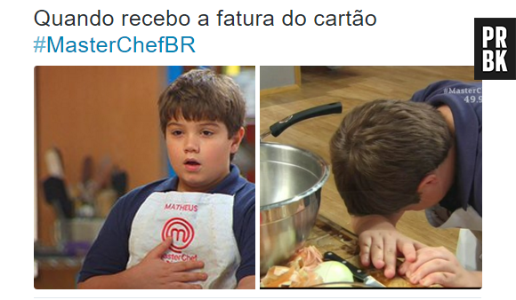 No "MasterChef Júnior": Matheus ficou triste, mas acabou divertindo o público com suas caras e bocas!