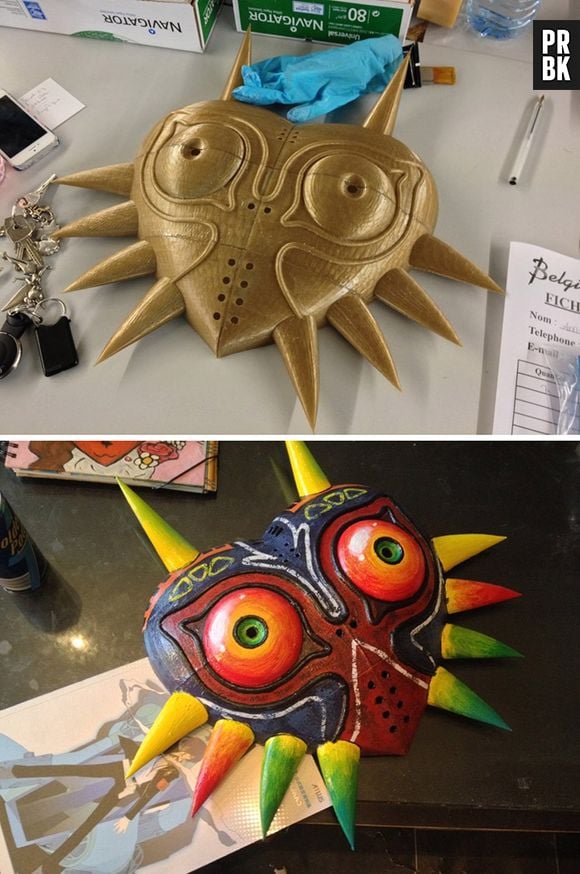 Ficou muito bem feita essa Majora's Mark, de "Legend of Zelda", feita na impressora 3D