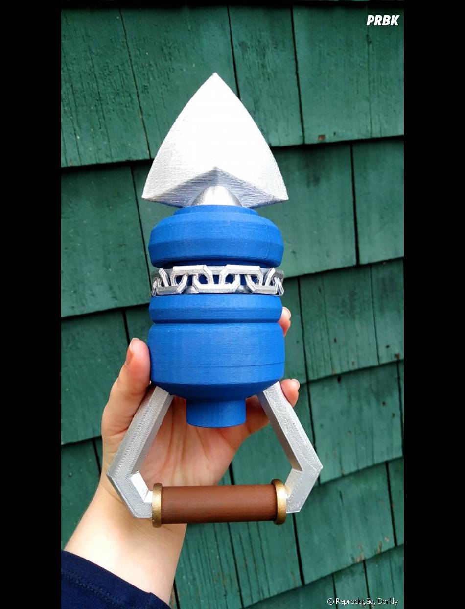 Esse Hookshot, de The Legend of Zelda Ocarina of Time, fico tão bom