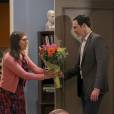 Sheldon (Jim Parson) surpreende Amy (Mayim Bialik) na midseason finale de "The Big Bang Theory"