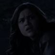 Olha a cara de medo da Hayden (Victoria Moroles) ao ver o monstro em "Teen Wolf"!