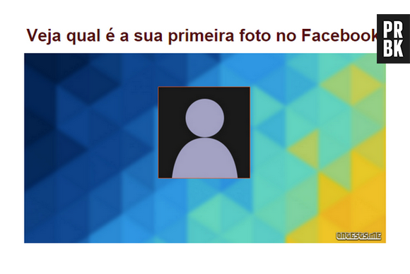 Site revela sua primeira foto postada no Facebook