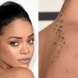 A tatuagem clichê de Rihanna são essas estrelas na nuca