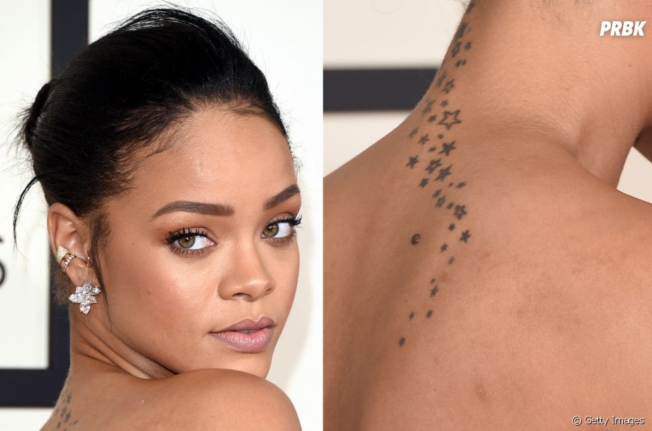 A Tatuagem Cliche De Rihanna Sao Essas Estrelas Na Nuca Purebreak Inspiração para tatuagem com as melhores dicas de desenhos, artistas muitas vezes só é possível ver uma parte de um todo que compõe belas tatuagens na nuca, mas. a tatuagem cliche de rihanna sao essas