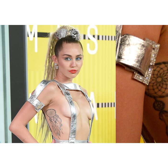 Miley Cyrus apostou no clichê ao fazer uma tatuagem de apanhador dos sonhos