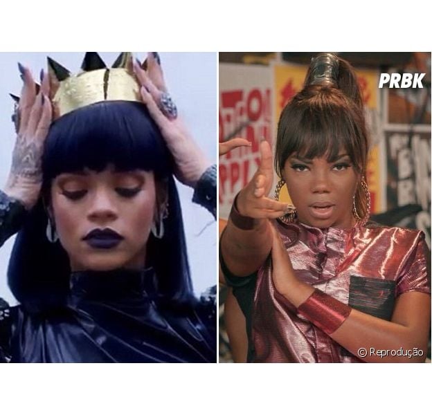 Ludmilla parabeniza Rihanna no aniversário da diva barbadiana