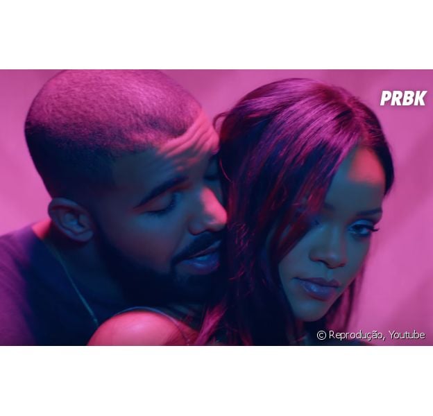 Rihanna e Drake no clipe do hit "Work"