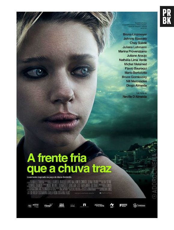 Bruna Linzmeyer aparece em novo pôster de "A Frente Fria Que a Chuva Traz"