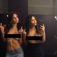 No Instagram, Kim Kardashian aparece nua, ao lado da modelo Emily Ratajkowski
 
 
  
 
  
 
  