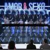 Uma das surpresas da estreia de "Amor e sexo", foi um grupo de pessoas que ficaram peladas em pleno palco