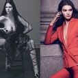 Os seios da Kendall Jenner estão super modificados no Photoshop na revista Love