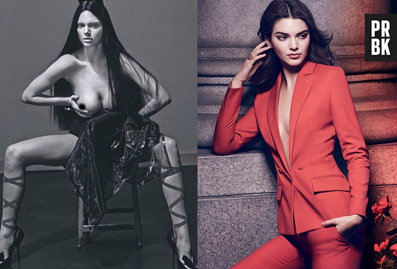 Os seios da Kendall Jenner estão super modificados no Photoshop na revista Love