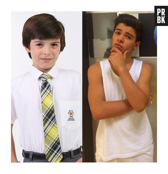 Thomaz Costa estava bem criança em "Carrossel". Ele cresceu, né?