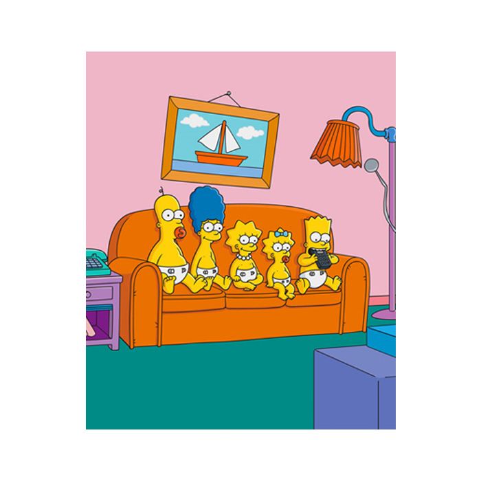  Cada ep&amp;iacute;s&amp;oacute;dio em &quot;Os Simpsons&quot; tem um momento &quot;couch gag&quot; - quando a fam&amp;iacute;lia senta no sof&amp;aacute; - diferente 