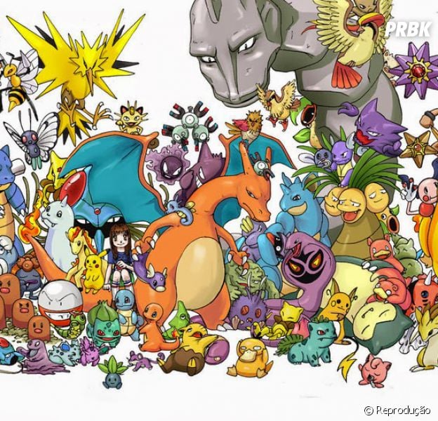 Os Pokemón vivaram mania da galera com o jogo "Pokemón Go".