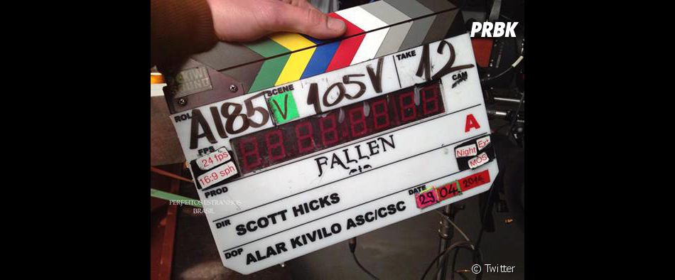 Filme &quot;Fallen&quot;: gravações já rolaram, e prova disso são fotos de backstage, apesar de tanto mistério em torno