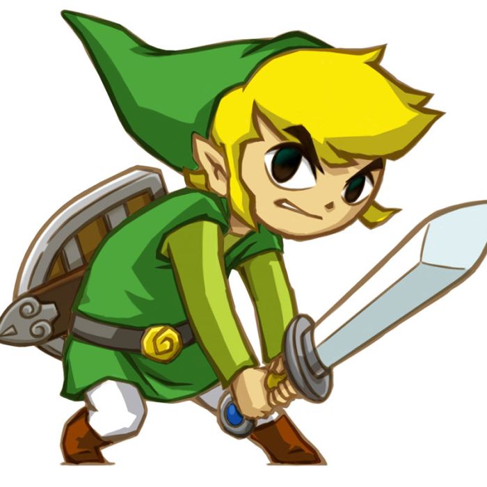 Link tem idades diferentes dependendo do jogo e da etapa da história, mas originalmente tem só 10 anos, no &quot;The Legend of Zelda&quot;
