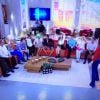 Fátima Bernardes reúne elenco de "Além do Horizonte" no programa "Encontro"