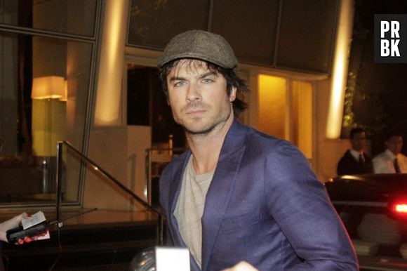 Ian Somerhalder já está no Brasil! O gato de "The Vampire Diaries" desembarcou em São Paulo, na noite desta segunda-feira, 12 de maio de 2014