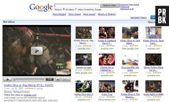 Google Video também tentou entrar no aluguel online de vídeos