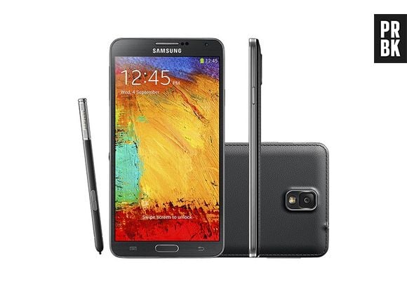 Lançamento mais recente da empresa: Samsung Galaxy Note 3