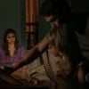 Na trama de "Em Família", Luiza (Bruna Marquezine) morre de ciúmes de Laerte (Gabriel Braga Nunes) e Lívia (Louise D'Tuani)