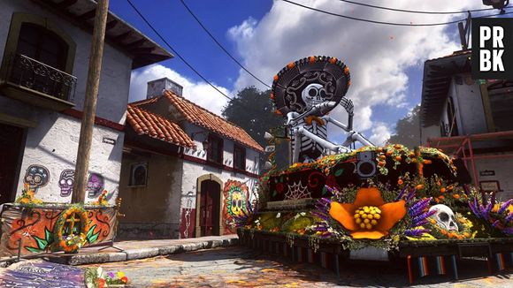 O mapa "Departed" de "Call Of Duty: Ghosts" se passa no colorido dia dos mortos mexicano