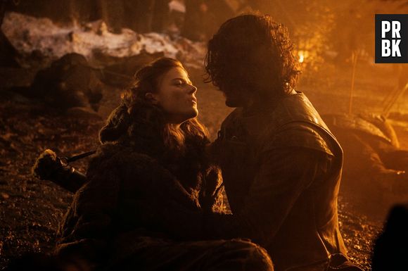 Em "Game of Thrones", Ygritte (Rose Leslie) morreu nos braços de Jon Snow (Kit Harington)