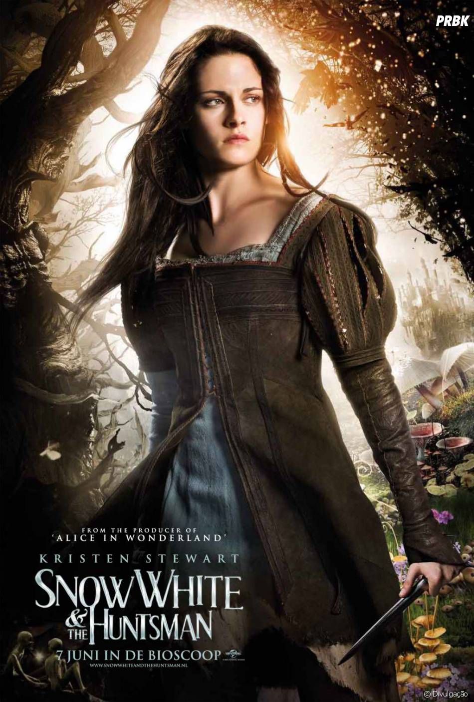 Kristen Stewart interpreta Branca de Neve em Branca de Neve e o Caçador! Purebreak