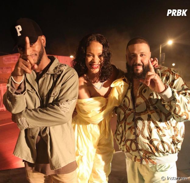 Rihanna grava clipe de "Grateful" ao lado de DJ Khaled