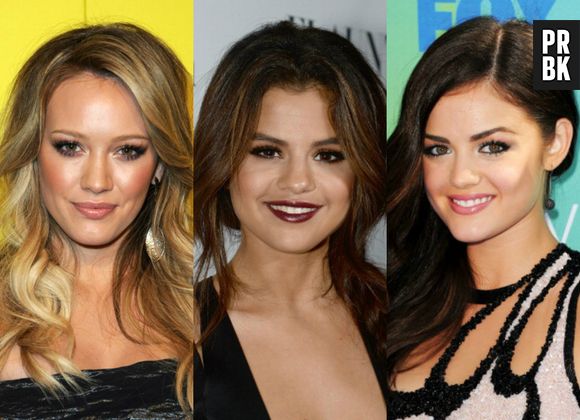 Hilary Duff, Selena Gomez e Lucy Hale como meninas que precisavam aumentar a autoestima