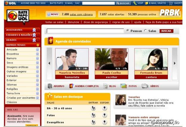 Bate Papo Uol, Orkut e mais: relembre os sites que eram sucesso na