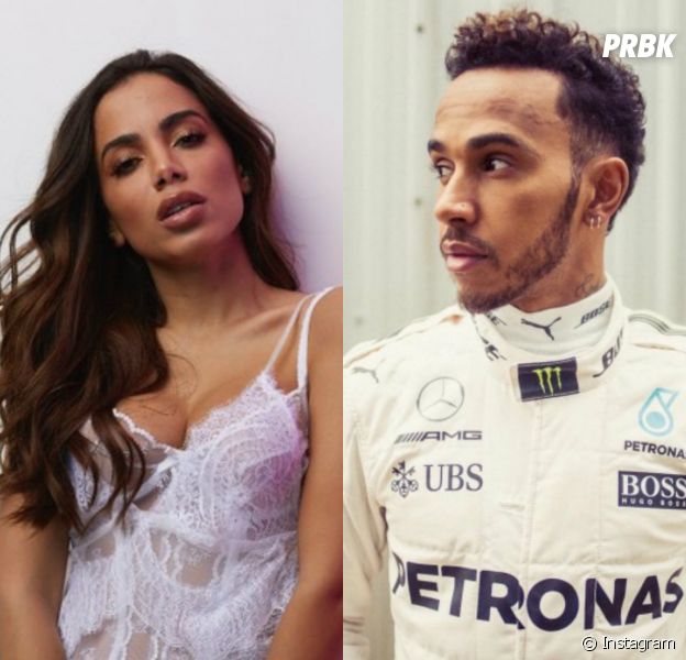 Piloto Lewis Hamilton elogia Anitta nas redes sociais