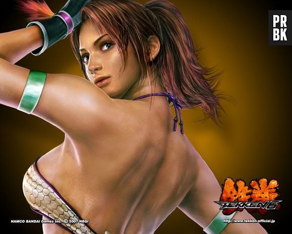 A brasileira Christie Monteiro faz sucesso no game "Tekken"