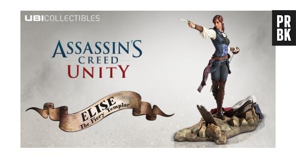 Action Figure de Elise, a templária que vai balançar a história de "Assassin's Creed Unity"