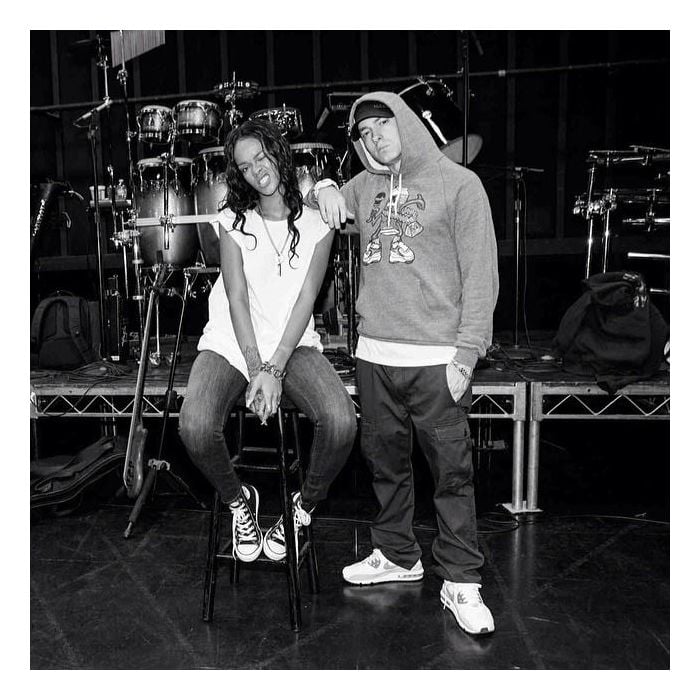 Rihanna e Eminem já fizeram duas parcerias de sucesso: &quot;Love The Way You Lie&quot; e &quot;The Monster&quot;