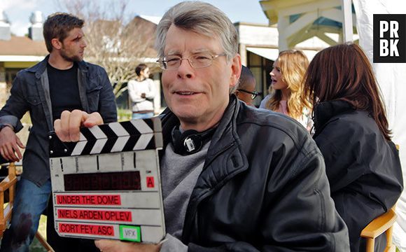 Stephen King, o autor do livro que originou "Under The Dome", esteve sempre nos sets de gravação da série