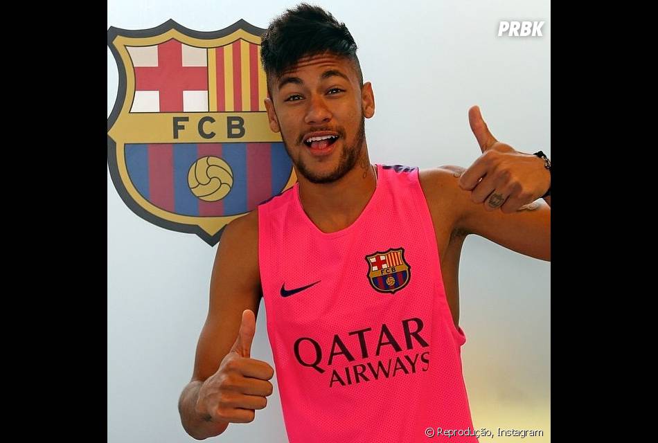 Neymar recentemente voltou a treinar com o time do ...